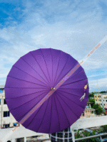 (Purple) ২৪ শিকের প্রিমিয়াম ছাতা - Image 2