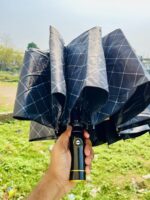 Premium 12 Ribs Umbrella with night Light and PU leather Cover - লাইট সহ প্রিমিয়াম ১২ শিকের ছাতা - Image 2