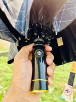 Premium 12 Ribs Umbrella with night Light and PU leather Cover - লাইট সহ প্রিমিয়াম ১২ শিকের ছাতা - Image 3