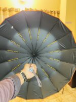 (Olive) Premium Umbrella- 16 Ribs 32 Channel-No BMW Logo - Image 7