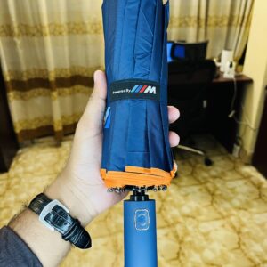 (Blue) Premium Umbrella- 12 Ribs 24 Channel-No BMW Logo