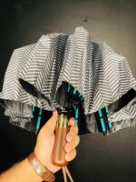 Premium Wooden Finishing Plastic handle Umbrella 12 Ribs 36 Bones Umbrella - Image 2