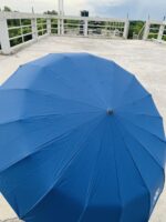 (Blue) BMW Premium Umbrella 16 Ribs- Spot Handle - Image 5