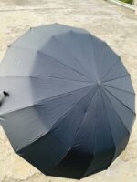 (Black) BMW Premium Umbrella 16 Ribs- Spot Handle - Image 3