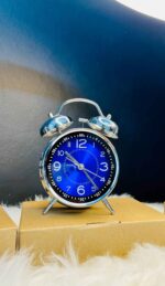 Metal Bedside Double Twin Bell Alarm Clock with Nigth Light - Image 3