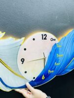 পাখির পালকের ঘড়ি -Premium Bird Feather Clock - Image 5