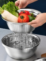 3 in 1 Vegetable Cutter With Drain Basket