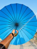 (Blue) ২৪ শিকের প্রিমিয়াম ছাতা - Image 2