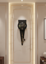 Citisun- Long Funnel Design Premium wall decor watch – 040 (Black) - Image 6