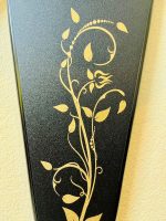 Citisun- Long Funnel Design Premium wall decor watch – 040 (Black) - Image 7